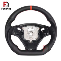 Volant en cuir personnalisé E Series E90 328i E60 E46 E87 E92 M3 E39 X5 E70 X6 E71 E82 E93 avec palettes de changement de vitesse pour BMW