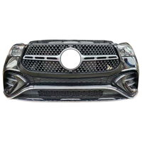 Kit de Parte Delantera Deportiva Desmontada de Segunda Mano para Mercedes GLE W167, Parachoques Delantero Completo y Faro, Piezas Originales de Automóvil