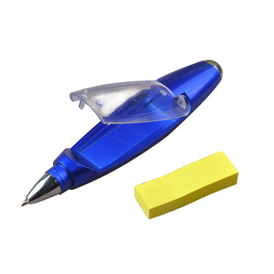 Cadeau d'affaires lumière LED stylo à bille créatif 3 en 1 stylos d'écriture multifonctionnel note papier stylo à bille avec logo - Product Image 4