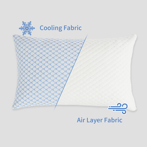 Shredded Bộ nhớ bọt gối nóng người bán có thể giặt giường tre làm mát Gel Nữ Hoàng Kích thước có thể điều chỉnh Loft gối - Product Image 6