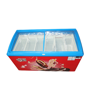 Equipo de Refrigeración Comercial para Supermercados, Congelador de Helados con Tapa de Vidrio Curvo Frontal de <span class=keywords><strong>Bajo</strong></span> Consumo para Tiendas de Conveniencia - Product Image 6