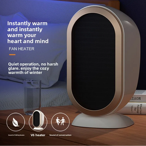 Plastic Desktop <b>Portable</b> <b>Electric</b> <b>Heater</b> Adjustable Thermostat Overheat Protection 360 Whole House Circulation Energy - Product Image 3