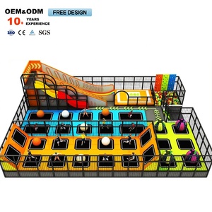 Commercial Business Plan Kids Indoor <b>Trampoline</b> Park Indoor Jump <b>Trampoline</b> Foam Pit With Ninja Course - Product Image 4