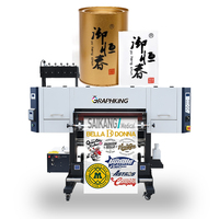 Graphking Factory 3PC Xp600 I3200 Cabezales de impresión 70cm Tamaño Impresión 65cm UV DTF Impresora Impressora Plotter Machine