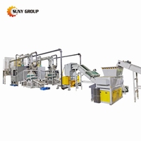 Machine de recyclage de câbles entièrement automatique, ligne de production industrielle de granulation de câbles automobiles