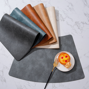 Mantel Individual Moderno en Forma de Abanico, Impermeable y Ecológico de PU, Aislante para Mesa, Utensilio Doméstico - Product Image 2