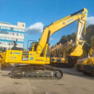 Excavatrice Komatsu PC200lc d'occasion, 20 tonnes, moteur Cummins, pompe hydraulique Kawasaki, moteur d'origine japonaise, 1200-2000 heures, 90% neuve - Product Image 2