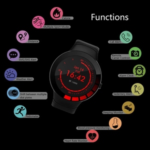 NOUVEAU Meilleure montre connectée à écran tactile complet E3, étanche IP68, bracelet intelligent pas cher, montre de fréquence cardiaque et de tension artérielle pour homme - Product Image 4