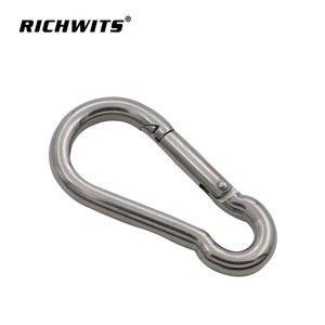Mosquetón de Acero Inoxidable RICHWITS 5299C, Gancho de Escalada con Capacidad de Carga de 450 kg, para Uso en Exteriores - Product Image 2