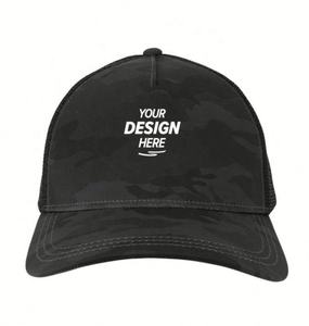 Casquette de camionneur sportive personnalisée à 5 panneaux avec 100% de coton sur le devant et maille 100% de polyester pour les aventures en plein air - Product Image 2