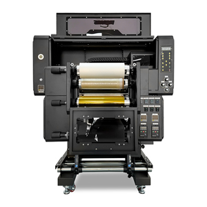 เครื่องพิมพ์คริสตัลเลเบล โกลด์ฟิล์ม 60 ซม. 3 มิติ UV DTF พร้อมเคลือบเงาในตัว สำหรับพิมพ์และเคลือบแบบครบวงจร ใช้กับม้วนฟิล์ม UV DTF สำหรับบรรจุภัณฑ์แบบกำหนดเอง - Product Image 3