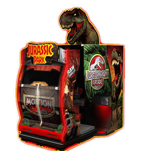 Coin-operated shooting <b>game</b> <b>machine</b> Analog shooting simulator arcade Jurassic Park themed arcade <b>game</b> analog shooting <b>machine</b> - Product Image 4