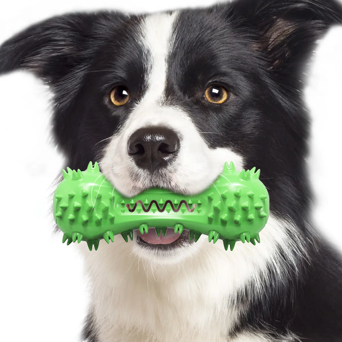 2023, el más vendido, juguete para masticar chirriante para perros, juguete Dental con goma y plástico para apoyar dientes y encías saludables, comportamiento de masticación saludable