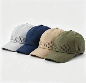 Custom Hand Embroidery Waterproof Golf Caps with Laser Cut <b>Leopard</b> Pattern Inner Tape Closure Vietnam Manufacturer Logo <b>Print</b> - Product Image 5