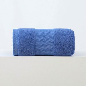 Serviette de bain d'hôtel de luxe 500G en coton tissé de couleur unie avec logo personnalisé, haute qualité pour usage domestique - Product Image 4