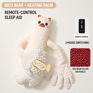 Juguete <span class=keywords><strong>de</strong></span> Peluche para Bebés con Función <span class=keywords><strong>de</strong></span> Calor y Control Remoto, Almohada Anti-Sobresalto para Dormir, <span class=keywords><strong>de</strong></span> Algodón PP Bordado - Product Image 5
