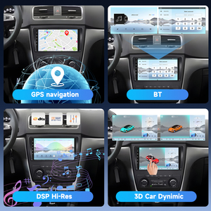 Autoradio Podofo Qualcomm 9'' per <span class=keywords><strong>Skoda</strong></span> Roomster 2008-2015/Yeti 2009-2015/<span class=keywords><strong>Superb</strong></span> 2012-2015/Octavia con CarPlay Wireless/Android <span class=keywords><strong>Auto</strong></span> - Product Image 4