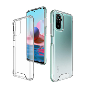 Barato espacio transparente anti-caída de TPU suave y plástico duro cubierta posterior de la caja del teléfono móvil para REDMI NOTE10/5G/P0COM3PRO/5G - Product Image 1