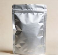 Sacs Ziplock d'emballage alimentaire directement de l'usine pour sachets souples à fond plat pour le stockage des haricots et des noix, sacs imprimés personnalisés de qualité alimentaire