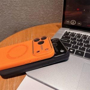 Funda de silicona líquida magnética con animación y marco grande para cámara, compatible con iPhone 17, 16, 15, y iPhone 17 Pro Max - Product Image 2