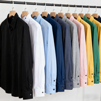 Chemise à manches longues en coton Supima doux pour homme - Impression et broderie personnalisées pour des looks uniques