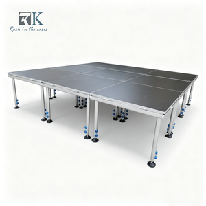 Scène de haute qualité à prix d'usine, facile à installer, plateforme de scène réglable pour mariage, concert, événement - Product Image 1