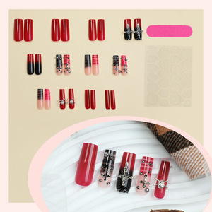 Artificial <b>Nails</b> Water Pipe a Manicure <b>Set</b> <b>Nail</b> Rhinestones <b>Nail</b> Stickers <b>Nail</b> Kit <b>Nail</b> Art Stickers Handmade False <b>Nails</b> <b>Nails</b> - Product Image 3