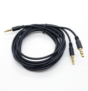 Câble audio plaqué or 6,35 mm (1/4 pouce) mâle vers 3,5 mm (1/8 pouce) femelle, câble transmetteur-récepteur externe avec connecteur jack 3,5 mm - Product Image 2