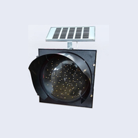 Voyant de sécurité routière 1000mm haute luminosité solaire jaune clignotant stroboscopique voyant d'avertissement de trafic