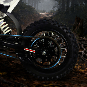 Nouvelle moto électrique tout-terrain KMS 48V 40AH avec batterie au lithium, 7 vitesses, suspension hydraulique, moteur sans balais, autonomie de 200 km, vitesse de 61-80 km/h - Product Image 6