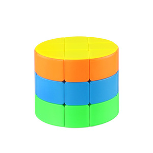 Cylindrical <b>Cube</b> 3x3 Smooth Puzzle Brain-Boosting Toy For Teenagers 7 14 Years Old Unisex <b>Magic</b> <b>Cubes</b> - Product Image 5
