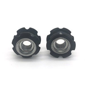 Vòng Đôi lớp kim loại chèn lỗ cắm thép đồ nội thất mùa xuân Threaded Ống chèn Nut hướng dương khóa Nut Sao NUT - Product Image 2