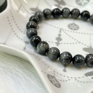 Bracelet en pierre naturelle avec perles de verre colorées, protection EMF, bijoux à marque privée, gestionnaire de compte dédié - Product Image 5