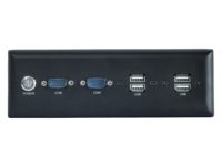 Mini PC avec carte graphique Mini ordinateur de bureau sans ventilateur Max 8 Go de RAM | Évents de dissipation de la chaleur | PC à petit facteur de forme