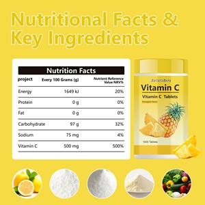 % 1000 sınır ötesi ihraç ananas aromalı <span class=keywords><strong>C</strong></span> vitamini tabletleri vücudun bağışıklığını ve genel sağlığını arttırmaya yardımcı olabilir. - Product Image 4