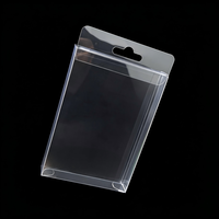 Boîte d'emballage alimentaire pliable transparente en PET/PVC écologique avec gaufrage, recyclable, pour cadeaux, vente en gros