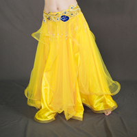 Livraison Gratuite Nouvelles Jupes Enveloppantes de Danse du Ventre pour Femmes et Filles, Tenue de Danseuse Orientale Sexy, Robe d'Entraînement pour Spectacles Scéniques