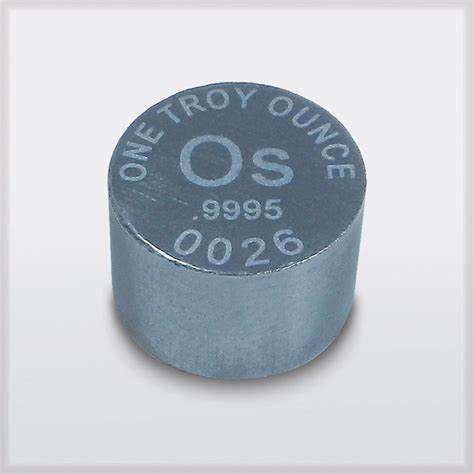 オスミウムインゴット工場カスタマイズ形状希土類製品高純度99.95% 3N5