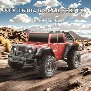 รถบังคับวิทยุ SCY-16104 2.4G ความเร็วสูง 38 กม./ชม. ขับเคลื่อน 4 ล้อ ปีนป่ายได้  รถออฟโรด พร้อม Wi-Fi ขนาด 1:14 ของเล่นไฟฟ้าพร้อมใช้งาน - Product Image 2