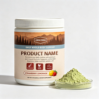 Mélange de probiotiques et d'ashwagandha Power Greens OEM favorisant le confort digestif, l'absorption des nutriments et le bien-être général - Complément alimentaire