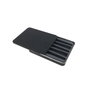 Food Grade Rectangular Small Slide Tin Childproof Metal Sliding Tin Box