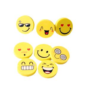 Eurolucky Gommes <span class=keywords><strong>2D</strong></span> Mignonnes à Visages Souriants, Fournitures Scolaires pour Étudiants, Gommes Cartoon à Expressions Adorables pour Enfants - Product Image 5