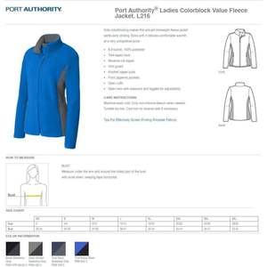 2025 conception personnalisée dames L216 broderie textes Logo Colroblock polaire vestes multicolore vestes d'extérieur - Product Image 2