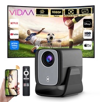 Hotack Vente Flash X5AM Full HD 1080P Home Cinéma 4K Projecteur Portable Intelligent avec OS