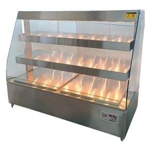Vitrina Caliente de Acero Inoxidable con Control de Temperatura para Supermercados, Soluciones para Mantener Comida Caliente y Pollo Asado - Product Image 3