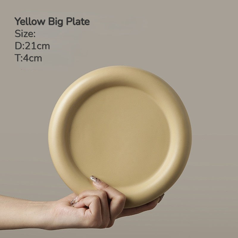 Yellow Big Plate