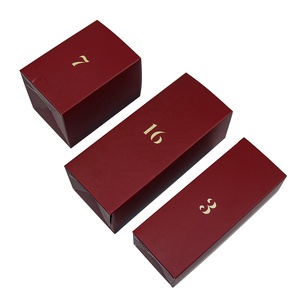 Eco Friendly Customized Printed Easy Assemble Various Specifications <strong>Red</strong> Packaging Paper <strong>Box</strong> With Lids for Gift Craft - Product Image 5