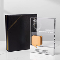 Plaque de verre en cristal de sublimation JN Blank Impression UV plaques de récompense en cristal plaque de cristal personnalisée