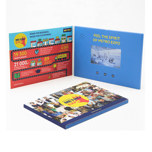Productos de alta demanda para venta de artículos de invitación, artículo de regalo promocional, tarjeta de negocios, folleto de vídeo de correo lcd - Product Image 1