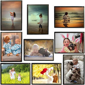 Tamaño personalizado transparente foto titular <span class=keywords><strong>nevera</strong></span> imán magnético acrílico marco de fotos imán - Product Image 6